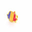 Pin metalic auriu tricolor ROMANIA ST706180 - Green Print
