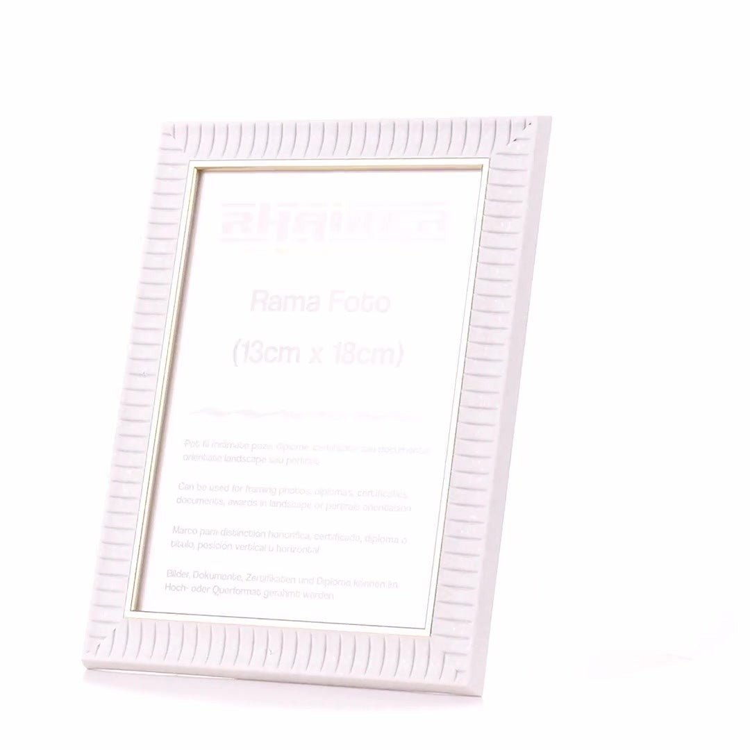 Merida white+gold photo frame 13x18