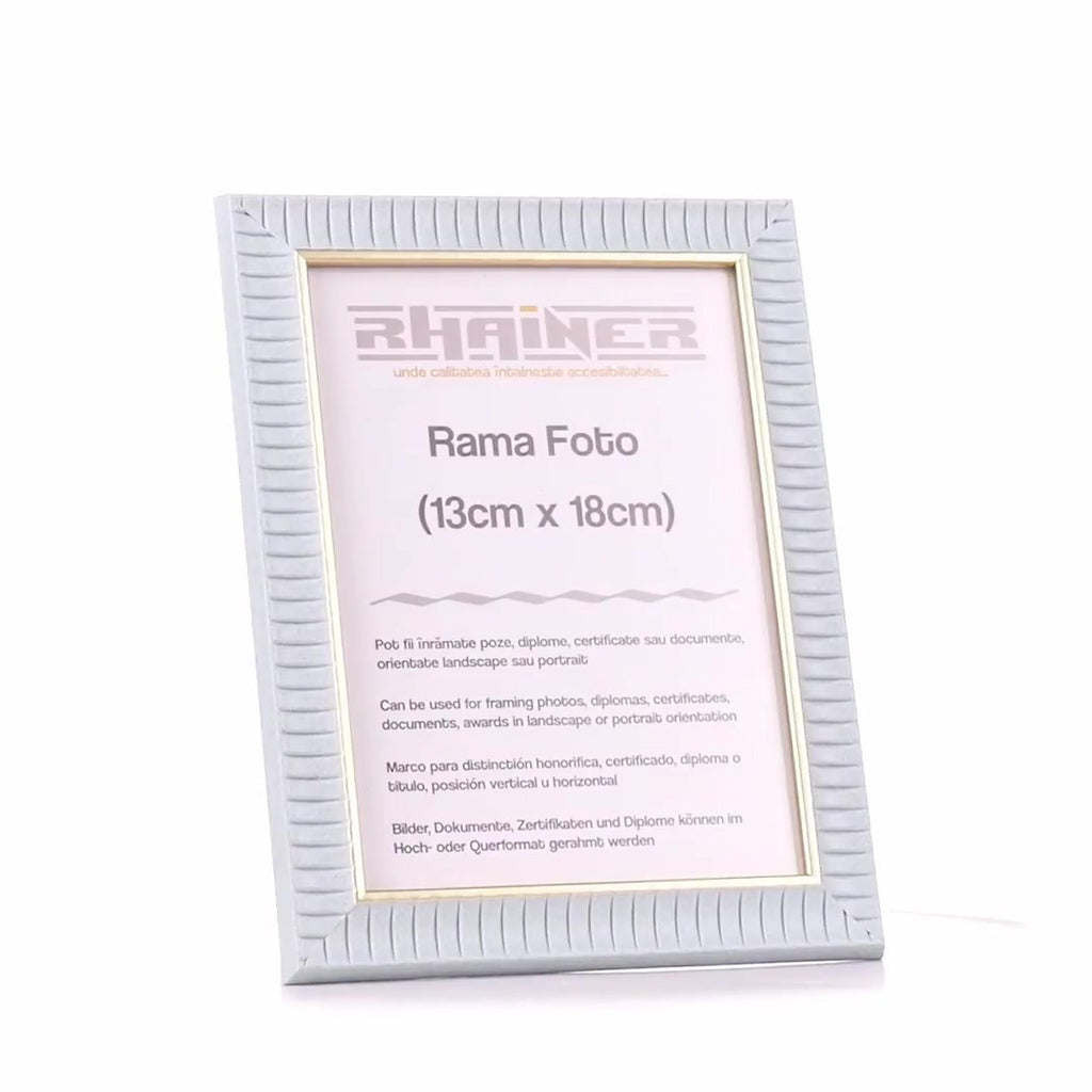 Merida blue+gold photo frame 13x18