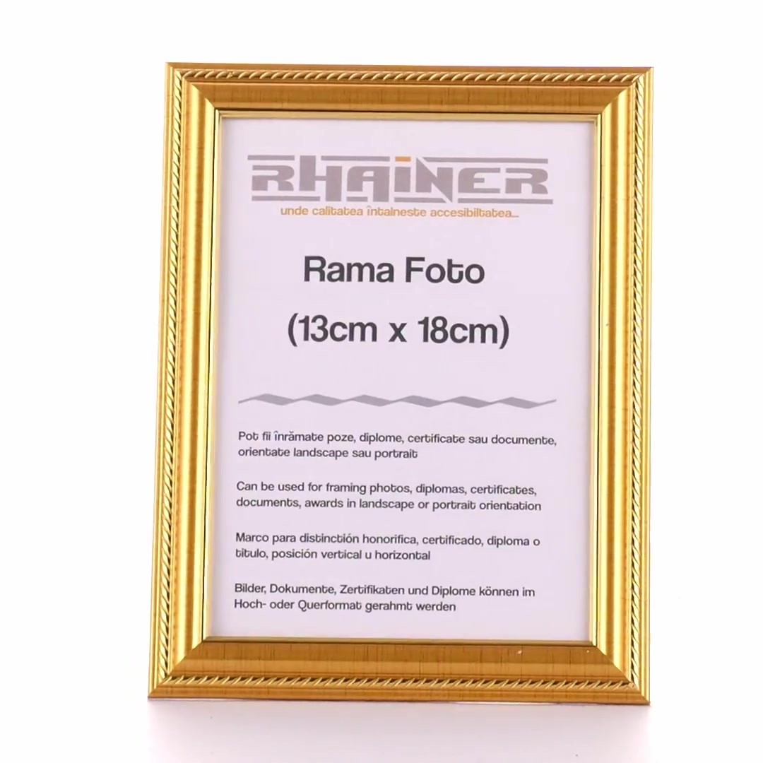 Athos gold photo frame 13x18
