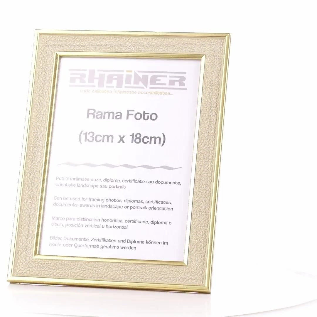 Rama foto Porto auriu 13x18