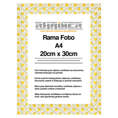 Rama foto Leon inimi aurii A4