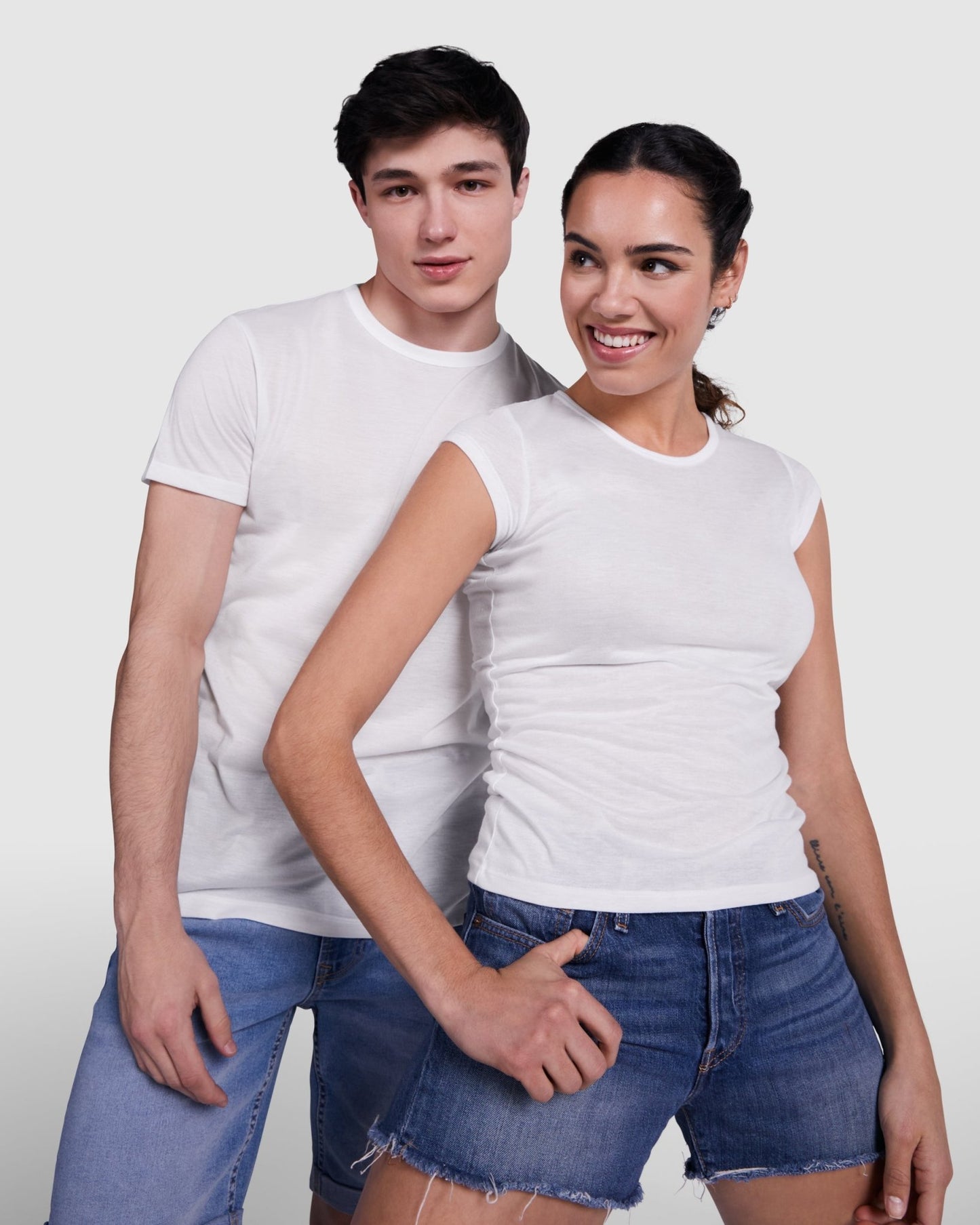 Tricou sublimabil alb Roly SUBLIMA Cotton Touch CA71294001 - Green Print