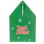 Cutie cani 3D Craciun verde+alb