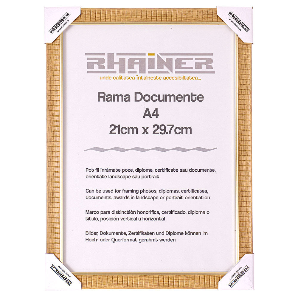 Rama foto Merida cafe+auriu A4