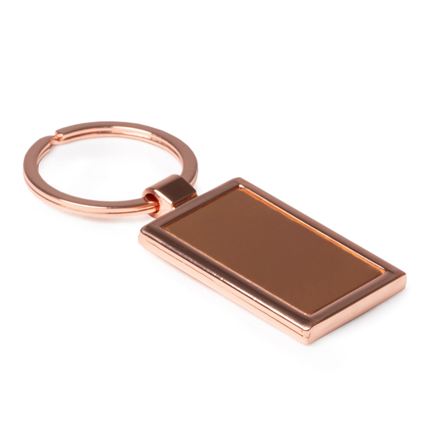 Breloc metalic gravabil Cupru - DREPTUNGHI