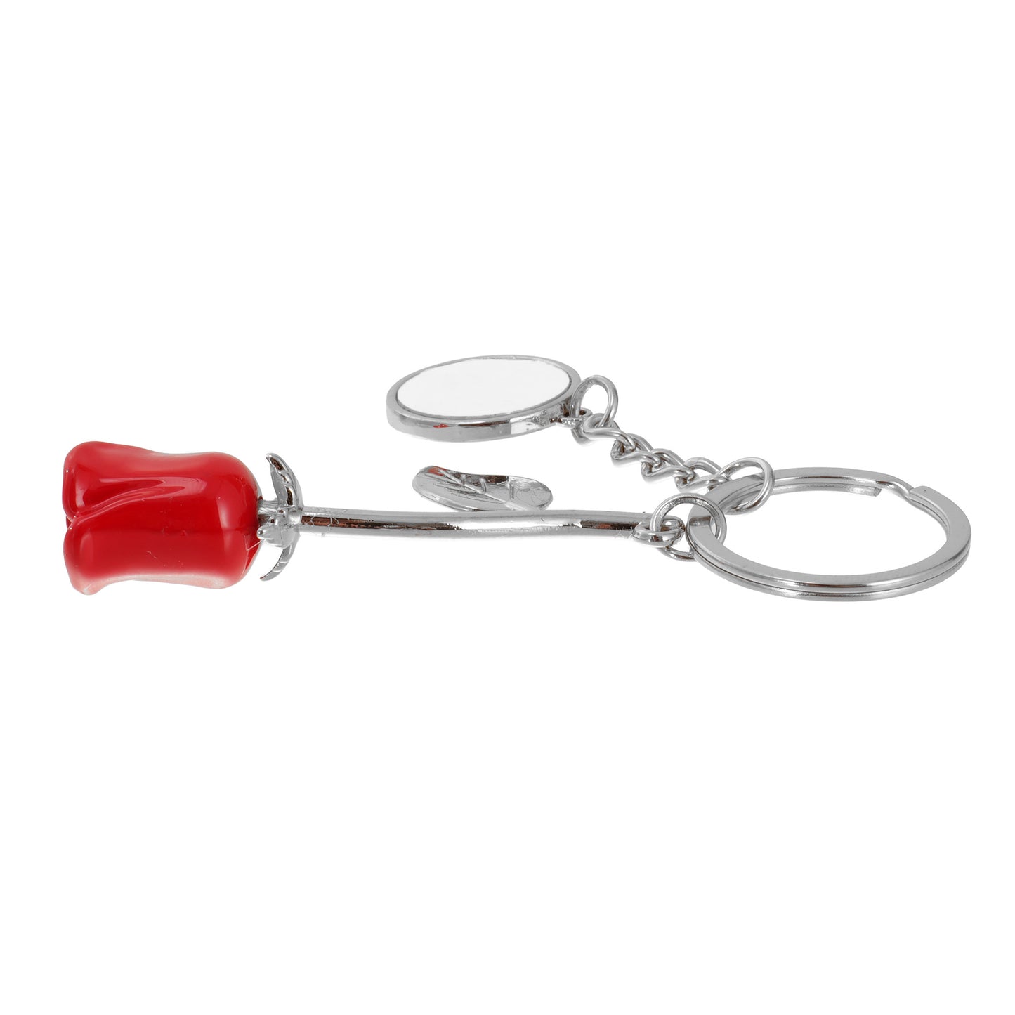 Breloc metalic Trandafir - sublimabil