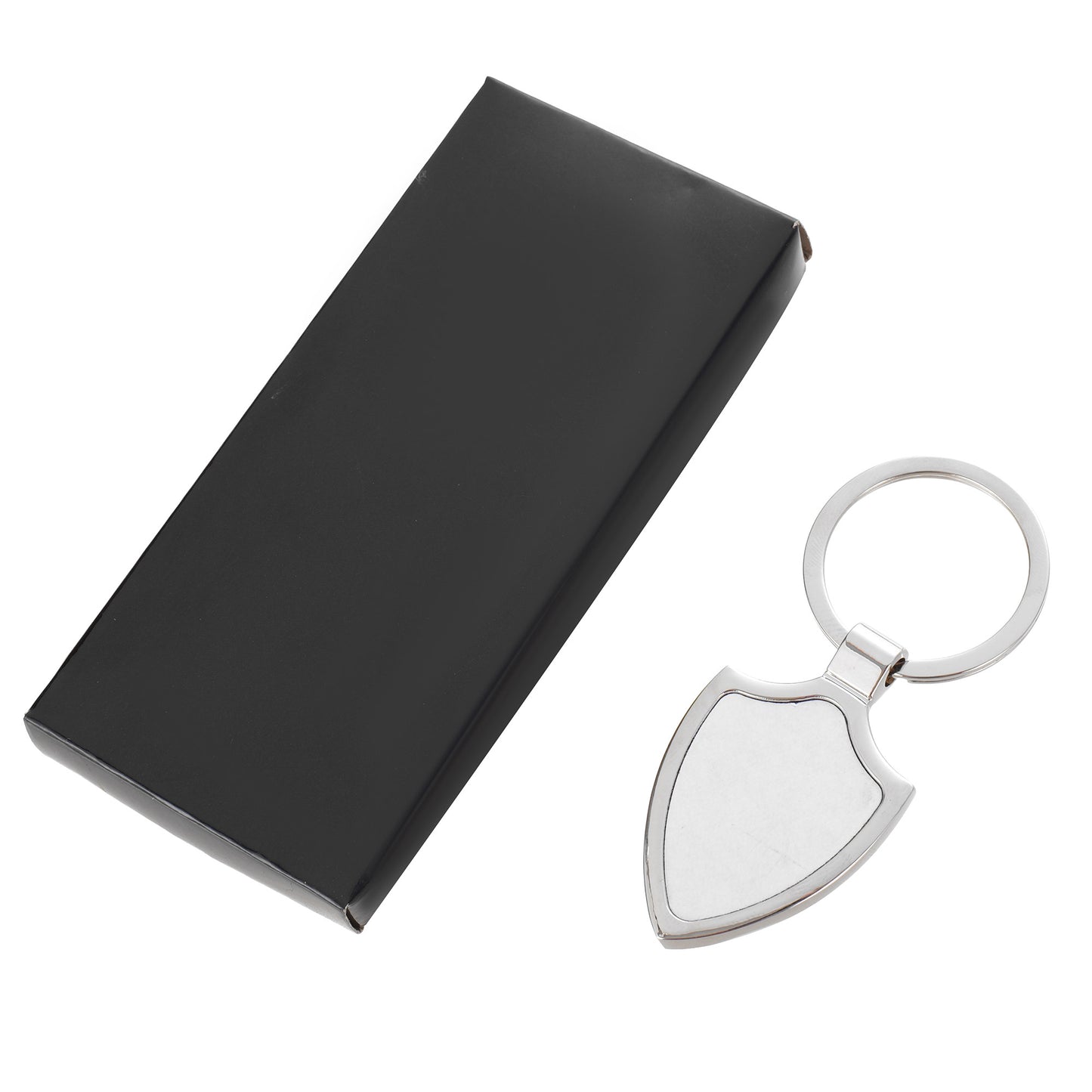 Sublimable metal keychain emblem