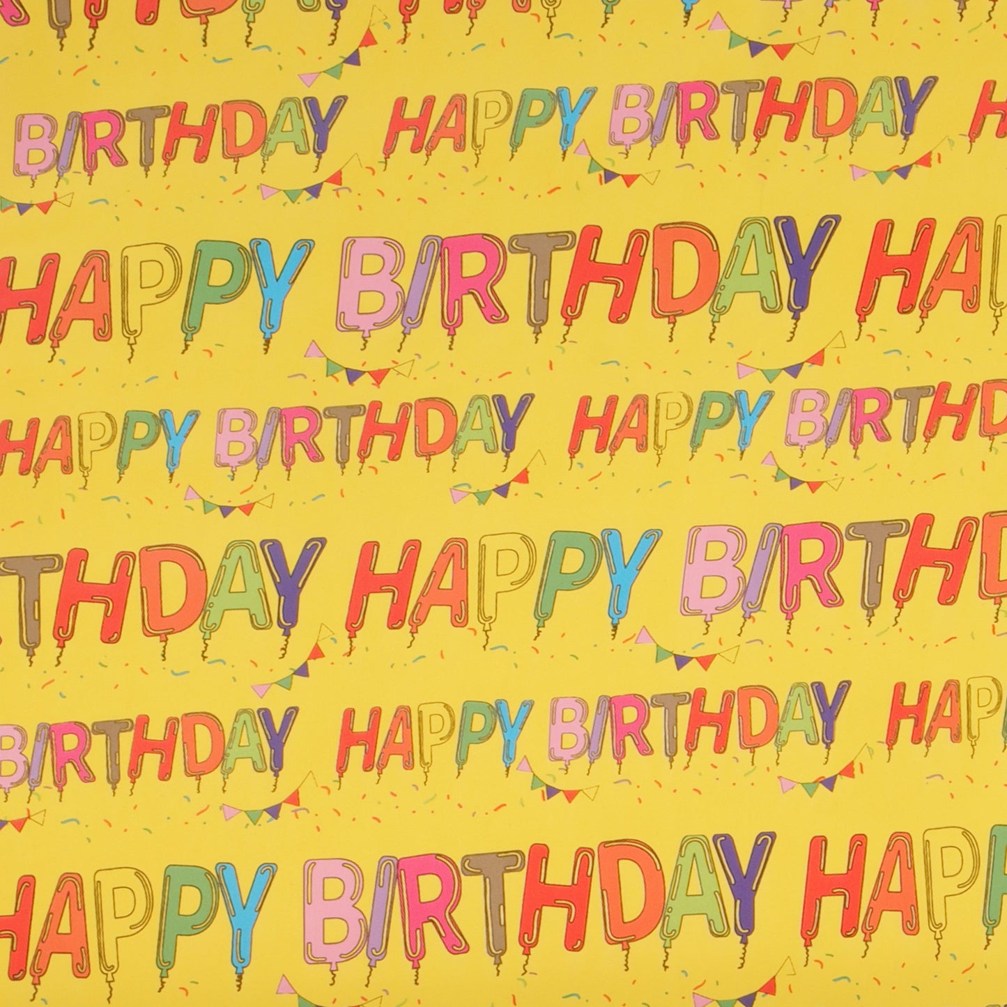 Hartie impachetat cadouri la rola 200x50 - Happy Birthday