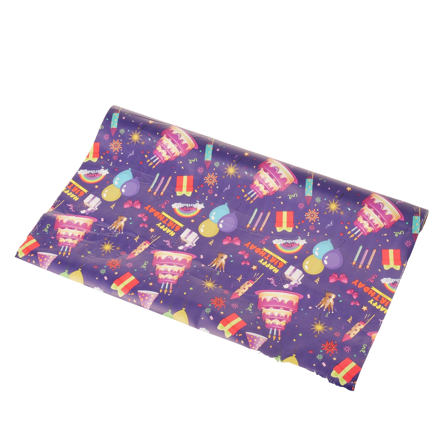 Hartie impachetat cadouri la rola 200x50 - Happy Birthday