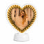 Oglinda magica cu insertie foto si efect INFINITY LED - INIMA MM101211 - Green Print