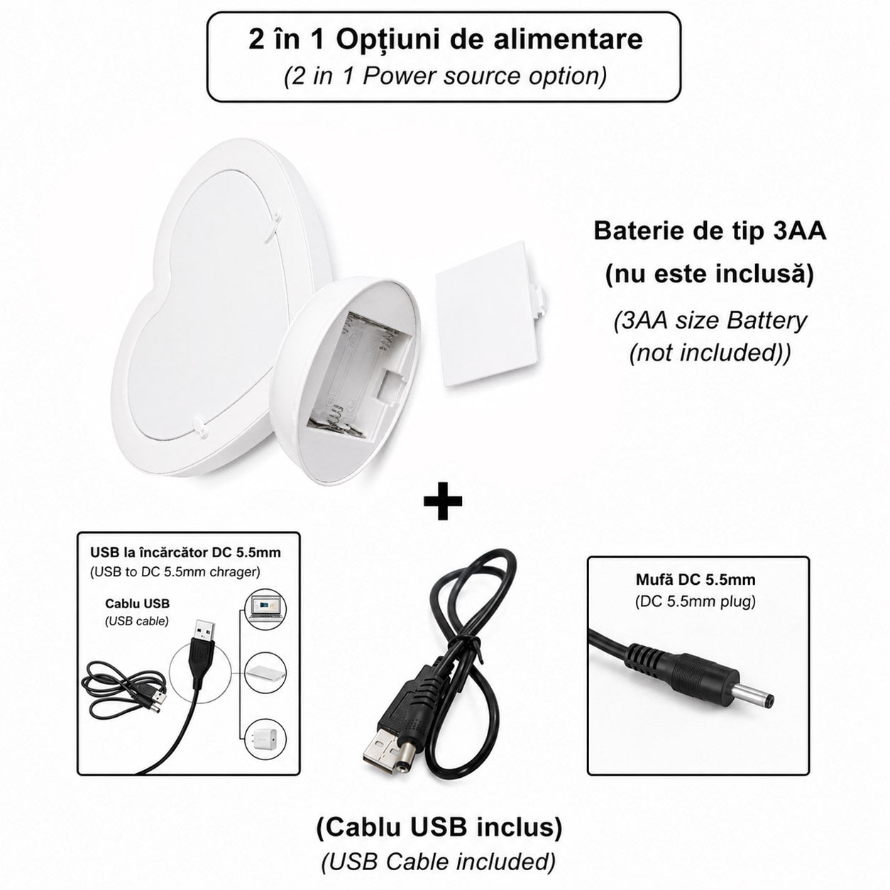 Oglinda magica cu insertie foto si efect INFINITY LED - INIMA MM101211 - Green Print