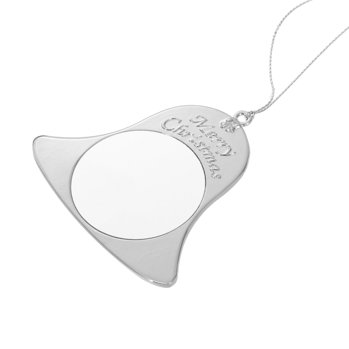 Ornament metalic de brad CLOPOTEL - sublimabil