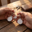 Σετ 2 μεταλλικών μπρελόκ συμβατών με εξάχνωση, ζευγάρι, το κλειδί της καρδιάς