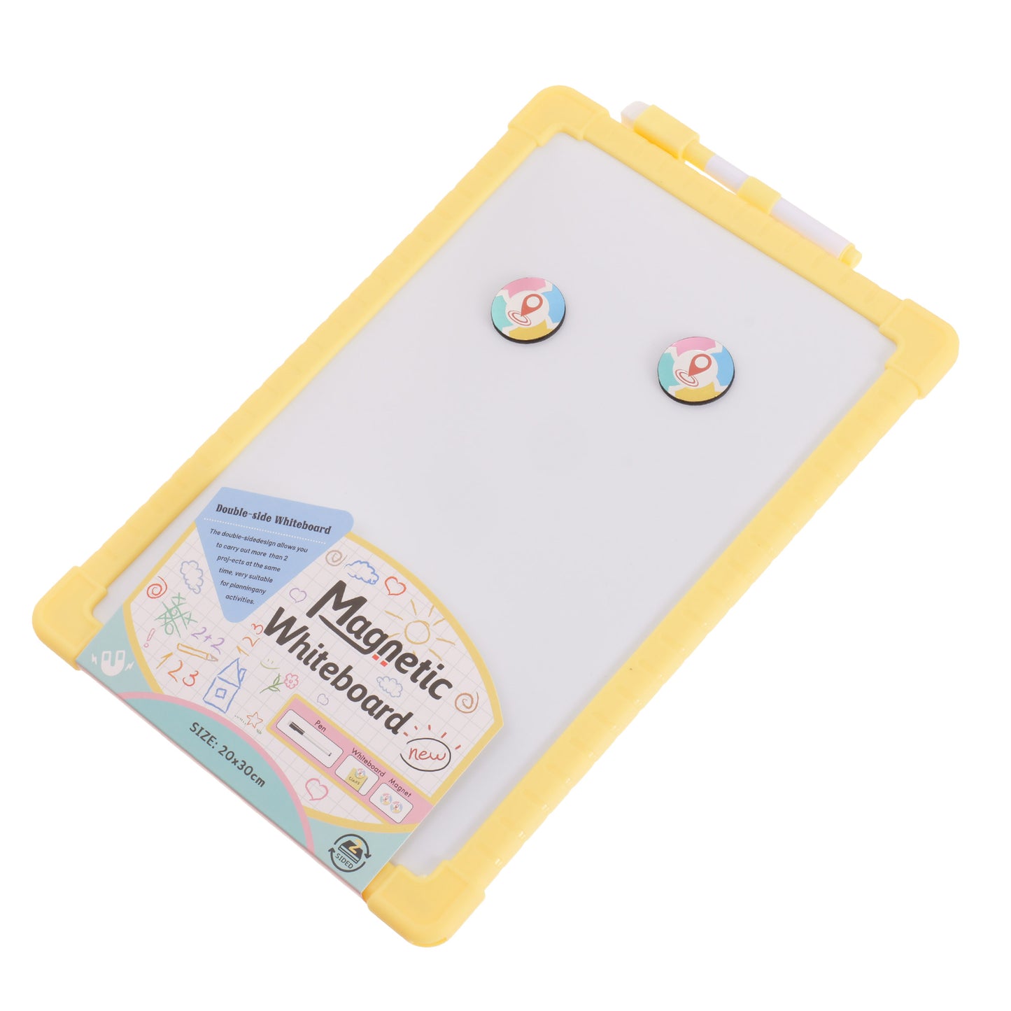 Mágneses fehér tábla A4