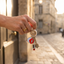 Red lips and lipstick keychain - sublimation compatible