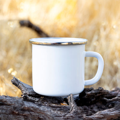 Емайлирана чаша за сублимация + индивидуална кутия