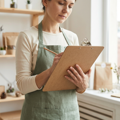 Дъска за писане MDF A4